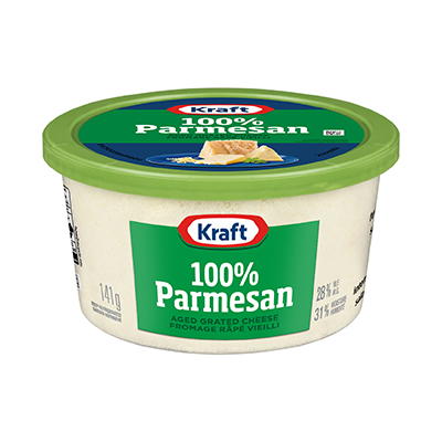 Kraft 100 % Fromage Parmesan Vieilli Râpé 141 g