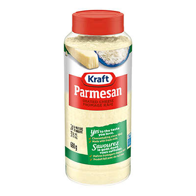 Kraft 100 % Fromage Parmesan râpé finement 680 g