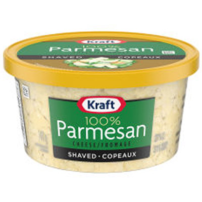 KRAFT 100% Parmesan Shaved Grated Cheese